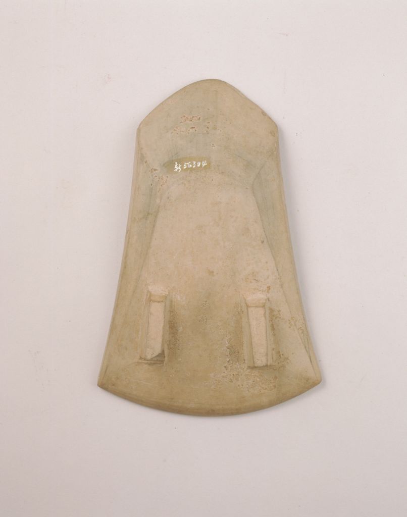 图片[4]-Li Hao’s wind shaped ceramic inkstone-China Archive